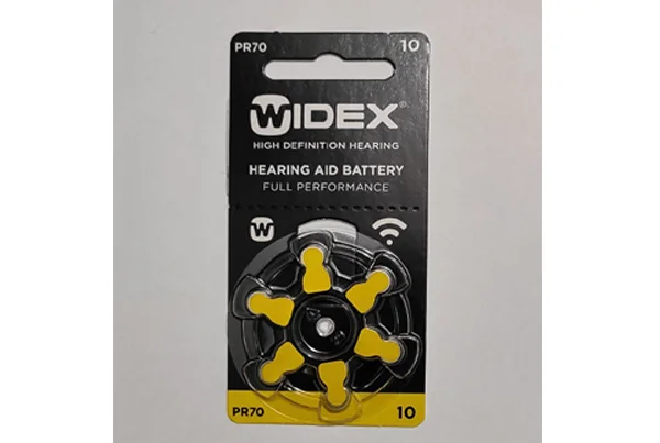 WIDEX HEARING AID BATTERY 10 N0