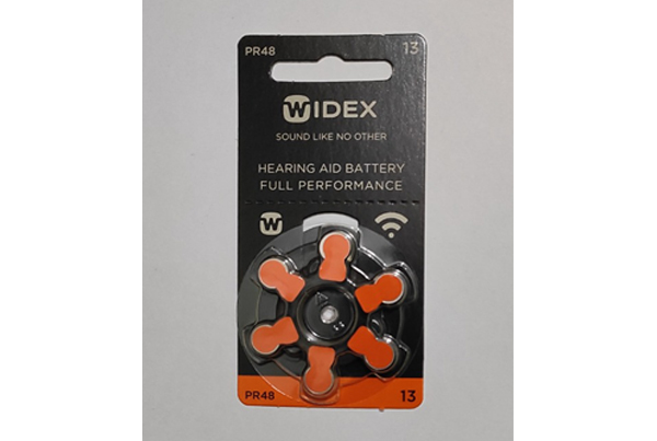 WIDEX HEARING AID BATTERY 13 NO